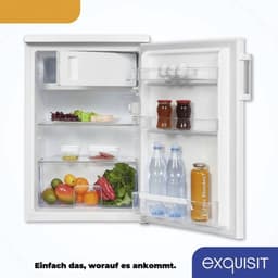 Exquisit KS16-4-H-010DW - Koelkast Tafelmodel - 5 Jaar Garantie - 120 Liter - RVS Handgreep - Wit — thumbnail 16