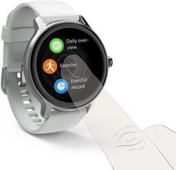 Hama Fit Smartwatch - Fitnesstracker met o.a. hartslagmeter en stappenteller - Sporthorloge - LED-display - IP68-waterbestendig - Grijs/Zilver — thumbnail 17