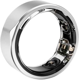 Kuno Ring 2 – Smart Ring – Slaapmonitor – Hartslag & Activiteitentracker – Stappen & Calorieën Meten – Zonder Abonnement – Waterbestendig – Zilver Maat 9 — thumbnail 4