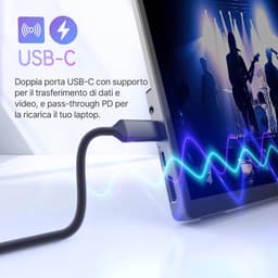 MINIX SF16 16” Portable Monitor - Touchscreen - IPS Beeldscherm - Inclusief Beschermhoes - Full HD - sRGB - HDMI - Zwart — thumbnail 6