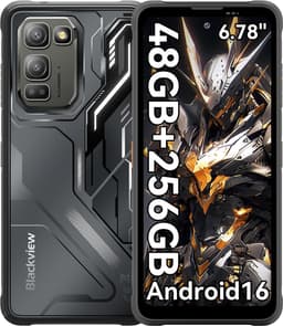Blackview FORT 5 - Robuuste Smartphone - 4G - 36GB RAM - 256GB ROM - 6.78 inch 120Hz - Robuuste Telefoon - Nachtzicht - Android 16 - NFC - GPS - Zwart — thumbnail 1