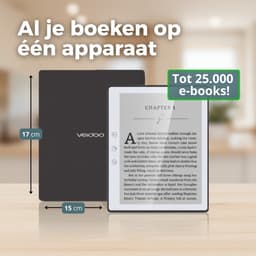 Haussgoods E-Reader – E-Ink – E-Book Reader – 6 inch – Inclusief Harde Cover & Stretch Band – Zwart — thumbnail 2