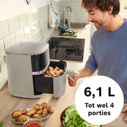 Bosch MAF462C0 Airfryer - Serie 4 - 6,1L - Ontdooifunctie - Dual heating - Warmhoudfunctie - 7 programma's - Tot 4 personen - Dark cream — thumbnail 3