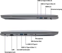 Terra Mobile 1717R 17.3" FullHD laptop - Intel Core i7-1355U - 32GB - 4.0TB M.2 SSD - Windows 11 Pro — thumbnail 2