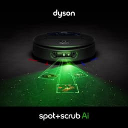 Dyson Spot+Scrub AI - Robotstofzuiger met Dweilfunctie - Dweilrobot - AI Vlekdetectie en Automatisch Leegstation - Zwart — thumbnail 4