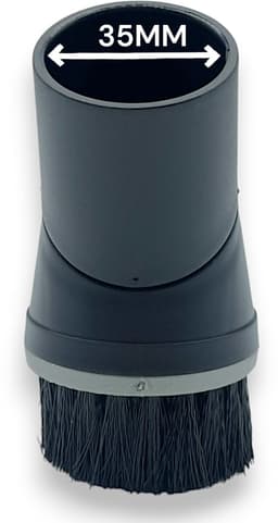 Fixem Stofzuiger Plumeau 35mm – Geschikt voor Miele en 35mm buizen – Zachte Opzetborstel / Stofborstel / Zuigborstel / Stofzuigermondstuk – Voor Meubels, Plinten, Gordijnen – Mondstuk voor Fijn Stof en Haren – Hoogwaardige Plumeauborstel — thumbnail 11