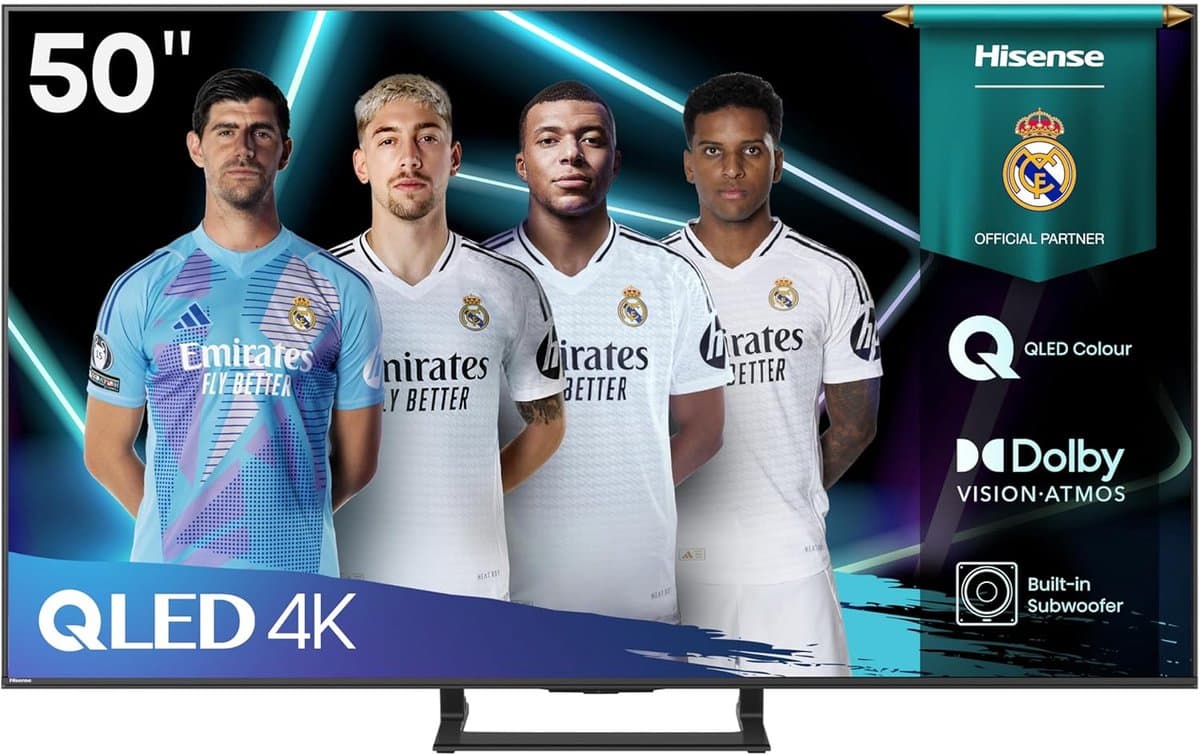 QLED Smart TV - 4K Televisie - Home Entertainment - Dolby Atmos Geluid - 50 Inch Scherm — afbeelding 1