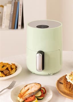 Florixa® Mini airfryer - Airfryer - Airfryer klein - Groen - ‎‎‎26cm x 22cm x 28cm — thumbnail 2