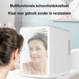 EAFC - Skincare Fridge - Mini Koelkast - Inclusief E-Book - Skincare Koelkast - Make-up Koeling - 4 Liter — thumbnail 6