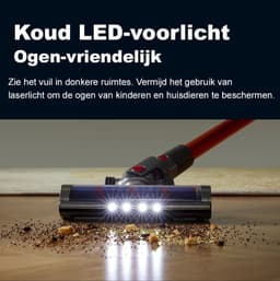 NaevaMi Draadloze Stofzuiger - Snoerloze Stofzuiger - Zonder Zak - 27000Pa - Met Stof Detector - Touchscreen Display - Slimme Stofsensor - Automatische Snelheidsregeling voor het reinigen van bedden en tapijten in huis — thumbnail 2
