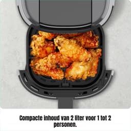MIRA® Mini Airfryer - Airfryer - Airfryer Klein - Grijs - ‎‎22cmx 26cmx 26cm; 2.3 kg — thumbnail 7