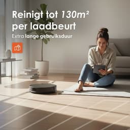 Skoov EcoPulse Robotstofzuiger met Dweilfunctie & Laadstation - Dweilrobot - Huisdieren - Dweil - Hepa - Automatische stofzuiger - Vacuum - Robot - In 1 — thumbnail 3