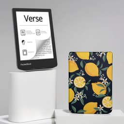 PocketBook Verse - E-reader - Mist Grey - Met Citroen / Lemon Print Hoesje - Voordeelbundel — thumbnail 1