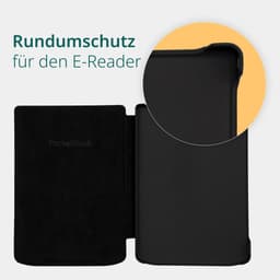 PocketBook Verse - E-reader - Bright Blue - Met Citroen / Lemon Print Hoesje - Voordeelbundel — thumbnail 4