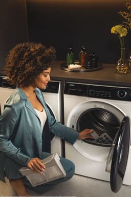 Haier HD80-A3959E-DF Wasdroger - 8kg - Warmtepomp Inverter - Geconnecteerd - 15 programma’s - 10 jaar garantie op onderdelen — thumbnail 22