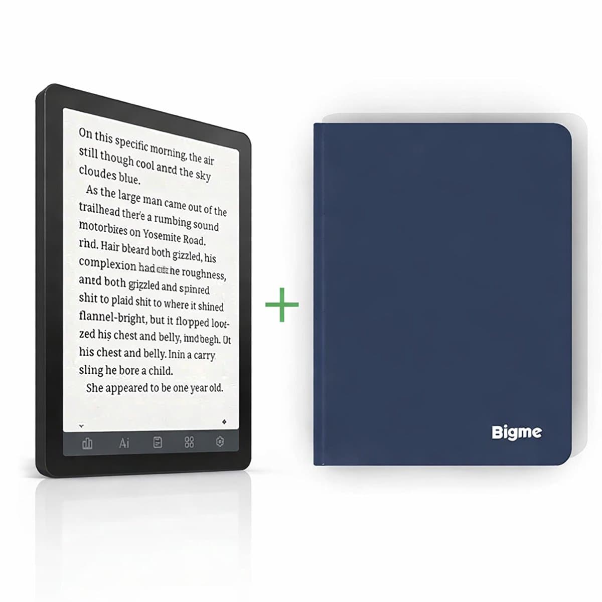 House of Balance B6 E-reader - 6 inch E-ink - 300 PPI - Android 14 - Met hoes EReader - E Reader - E reader met hoesje - Ereaders — afbeelding 1