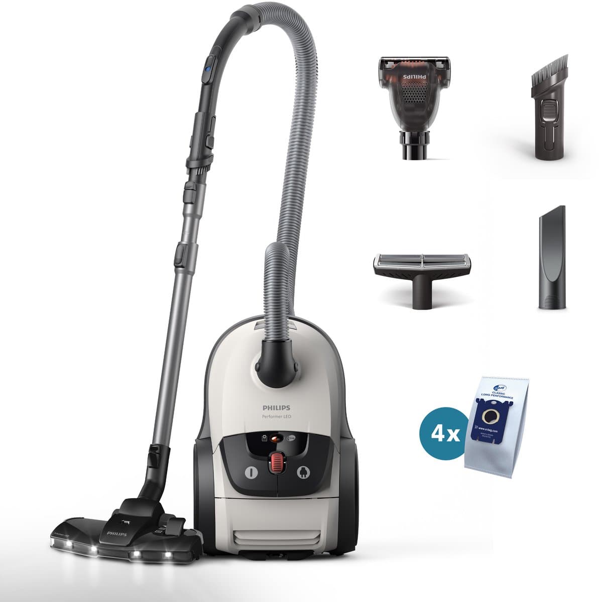 Philips 8000-serie Performer LED Stofzuiger met zak - XD8142/12 — afbeelding 1