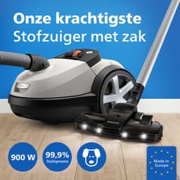 Philips 8000-serie Performer LED Stofzuiger met zak - XD8142/12 — thumbnail 3