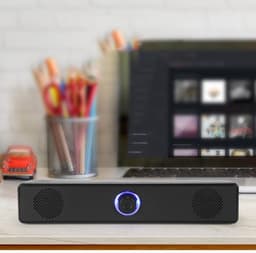 Elkuaie Bluetooth Speaker - USB Audio Subwoofer - Super Bass - 1 Stuk - Zwart — thumbnail 2