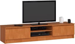 TV Meubel Kast 160 cm Breed met Open Vak en Opbergruimte — thumbnail 5