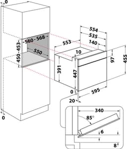 Whirlpool WMW57DHMX - Serie 5 - Inbouw combimagnetron (45 cm) — thumbnail 6