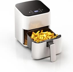 RONN® Mini Airfryer - Airfryer - Airfryer Klein - Wit - ‎‎26cm x 21cm x 28cm — thumbnail 1