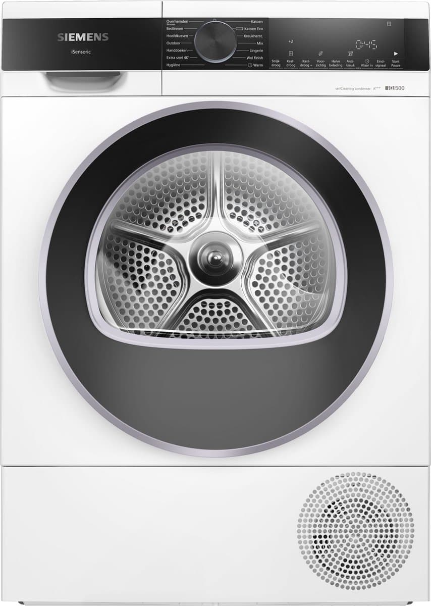 Siemens WQ35G2D0NL - iQ500 - Wasdroger - Warmtepompdroger - Zelfreinigende condensor blijvend energiezuinig - autoDry: bereikt uitstekende droogresultaten - speedPack: Bespaart tijd — afbeelding 1