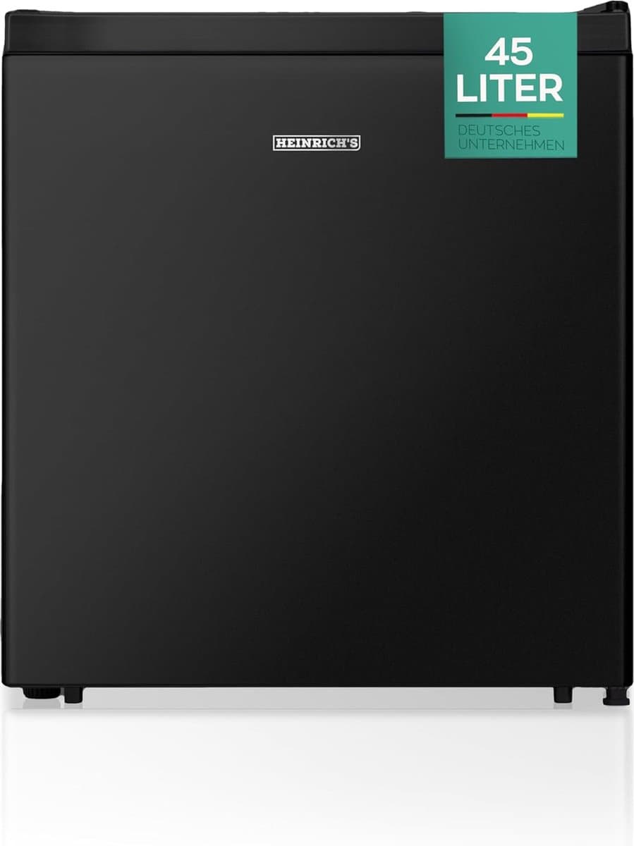 Heinrich's HKB4188SW mini koelkast met vriesvak - zwart - 45 liter — afbeelding 1