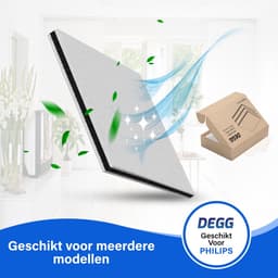 DEGG® - Motorfilter Geschikt voor Philips Stofzuigers - Stofzuigerfilter - Microfilter - Premium Kwaliteit - VOORDEEL-VERPAKKING - 3 STUK(S) — thumbnail 3