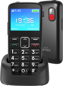 Senzo Senioren Telefoon - 4G - SOS-knop - GSM - Senioren Mobiele Telefoon - Simlockvrij - Incl. Simkaart - Nederlandstalig — thumbnail 9