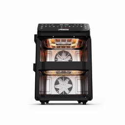 Princess Heteluchtfriteuse - 182278 - 3000W - Stack Airfryer 11,2liter - PFAS-Vrij - 2 lades (Sync) - 11 Bakprogramma's - Bespaart 45% ruimte - Dubbele gestapelde lades — thumbnail 4