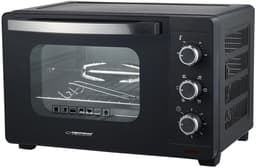 Esperanza Napoli EKO006N Mini Oven - 25 Liter - 1600W - Met Hetelucht (Convectie) - Instelbaar tot 250°C - Zwart — thumbnail 1