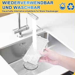2 HEPA Airclean Plus 50 filters voor Miele Complete C3 Powerline, S8340 stofzuigerfilters - Air Clean SF-HA 50 voor Complete C2 C3 Compact C1 C2 - 2 stuks stofzuigerreserveonderdelen accessoires van — thumbnail 3