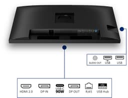 Philips 32B2U3601/00 computer monitor 80 cm (31.5") 2560 x 1440 Pixels Quad HD LCD Zwart — thumbnail 2