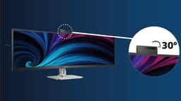 Philips 49B2U5900CH - Ultrawide QHD Curved Monitor - USB-C 100w - RJ45 - KVM switch - HDR400 - Webcam - 5jr Garantie - 49 inch — thumbnail 7
