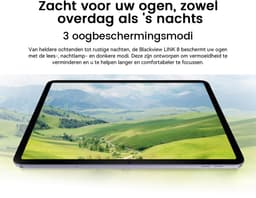 Blackview LINK 8 Tablet - Octa Core G100 Tablet - 12.7 Inch - 18 GB RAM + 256 GB ROM - Android 15 Tablet - Met Toetsenbord(QWERTY), Beschermhoes, Muis, Stylus - 8400 mAh - 90 Hz 2K FHD Scherm - Widevine L1 - 5G WiFi - Gezichtsherkenning - Blauw — thumbnail 14