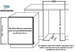 Beko BDIN38650C - CornerIntense® - Inbouwvaatwasser — thumbnail 2