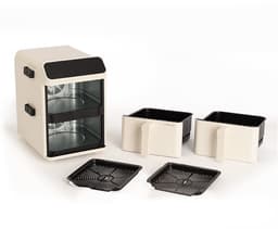CREATE - 11,2 L Airfryer met dubbele laag en onafhankelijke bediening, Gebroken wit - AIR FRYER DUAL STACK — thumbnail 9