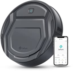 CYRO - Robotstofzuiger - Robot Stofzuiger - Robotstofzuigers - Automatisch opladen - via Wi-fi/app/Alexa - 120min looptijd - Zwart — thumbnail 1