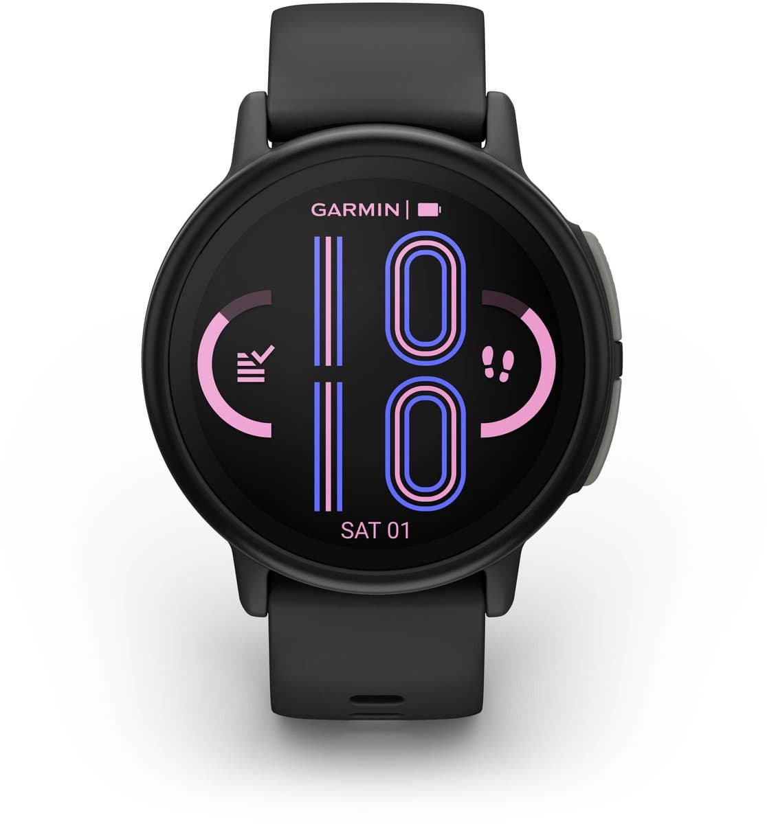 Garmin Bounce 2 - Smartwatch voor kinderen - 43 mm - AMOLED - Live locatie-tracking - Zwart — afbeelding 1