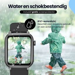Protectly® GPS Horloge Kind Met Simkaart 4G - SOS Knop - Smartwatch Kinderen - GPS Tracker Kind - Kinder Smartwatch - Videobellen - HD Camera - Whatsapp en SMS - Elke polsmaat - Incl. Simkaart — thumbnail 7