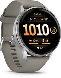 Garmin Venu 4 - Multisport smartwach - 45 mm - AMOLED - GPS - Zilverkleurig/grijs — thumbnail 2