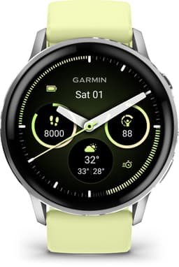 Garmin Venu 4 - Multisport smartwach - 45 mm - AMOLED - Zilverkleurig/citroen — thumbnail 14