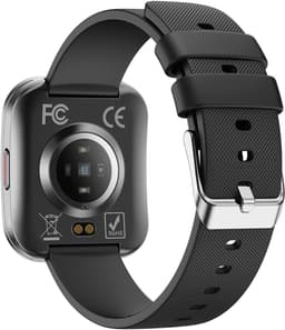Smartwatch voor Dames en Heren 2025 -1.85inch AMOLED - RVS, Siliconen Bandje - Hartslagmeter - Stappenteller - Slaapmonitor - Multisport - Compatibel met Android en iOS - Waterproof - Zwart en Roze — thumbnail 5
