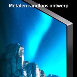 CHiQ U43QM10V - Smart TV 43 Inch - QLED Pro Google TV - UHD 4K - Randloos Metal Design - Dolby Audio - Nieuw — thumbnail 10
