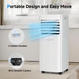 Mobiele Airconditioning 9000 BTU - 3-in-1 Koeler, Luchtontvochtiger en Ventilator met Afstandsbediening — thumbnail 6