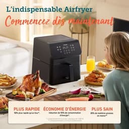 Cosori XXL Chef Edition 6.2 liter Airfryer - Met Bakpapier bakjes - 12 programma's — thumbnail 19