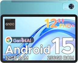 Doogee Tab E3+ -Tablet-Android 15- 12 inch 90Hz FHD+ - 4G LTE-Gemini AI-32GB ROM+256GB ROM（2TB TF）-Helio G100-8800mAh/18W-Vier luidsprekers-Face ID-5G Wi-Fi-A GPS-GPS-Blauw — thumbnail 1