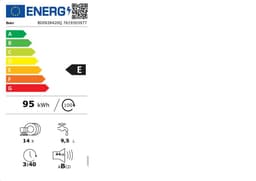 Beko BDIN38420Q vaatwasser Volledig ingebouwd 14 couverts E — thumbnail 2