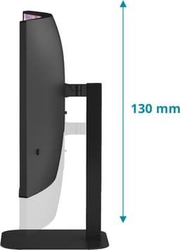 AOC V5 CU34V5C - QHD Curved Ultrawide Monitor - USB-C - 65w - 100hz - 34 inch — thumbnail 5